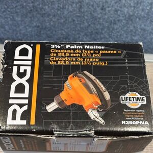 Palm Nailer RIDGID R350PNA 3-1/2" Pneumatic Impact Tool with Case NEW Framing